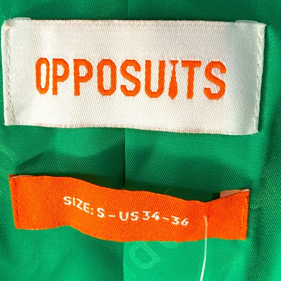 OPPOSUITS Christmas Blazer Trees & Stars Size Small US 34-36 - Picture 9 of 12